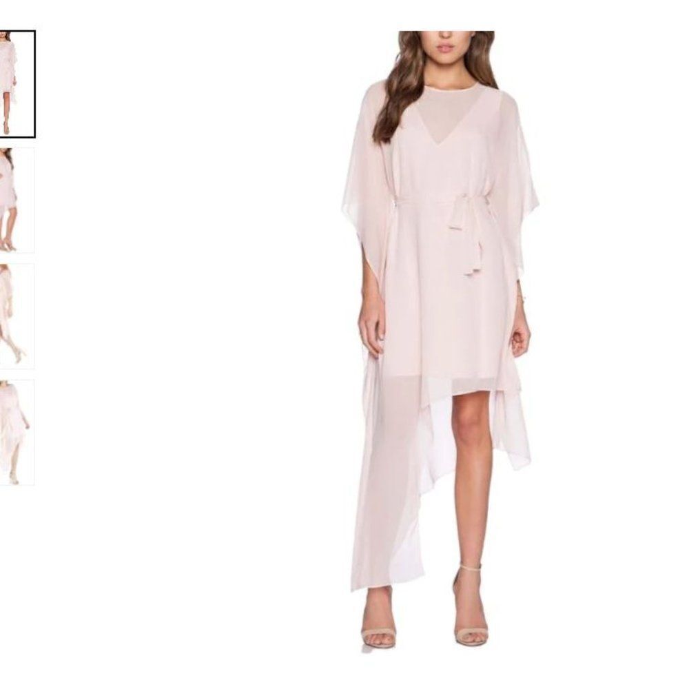 EUC BCBGMAXAZRIA Suzy Asymmetrical Silk Dress XS $545